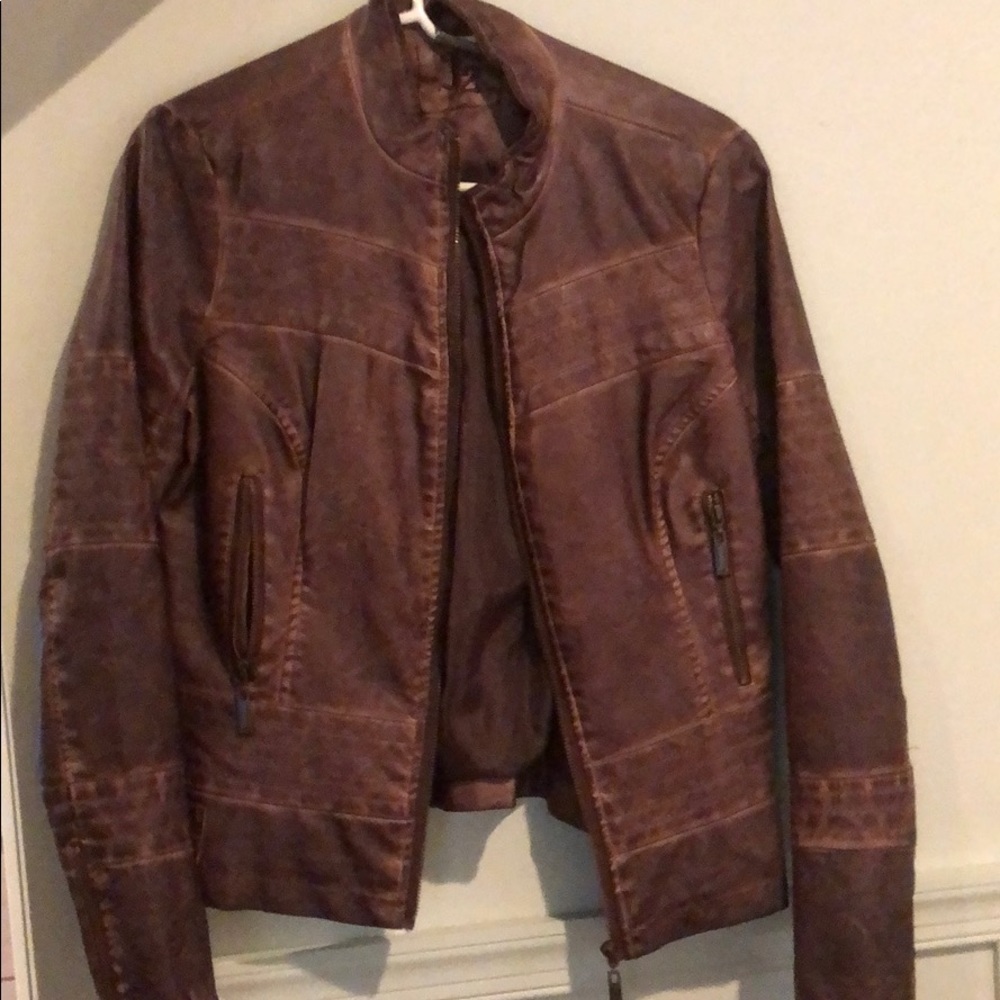 Leather jacket